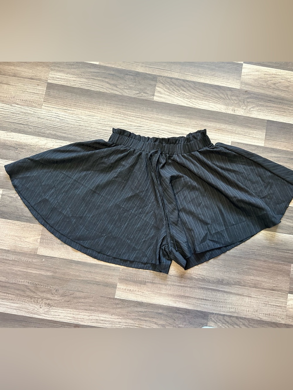 Black Women’s Casual Drawstring Shorts